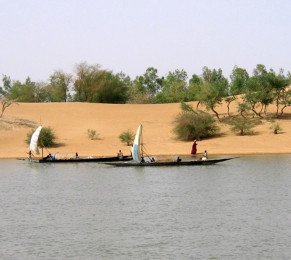 Timbuktu, Dunes along the Niger River